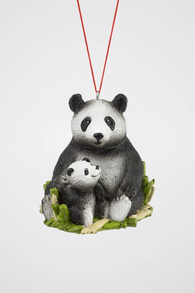 Item 483845 Panda With Baby Ornament