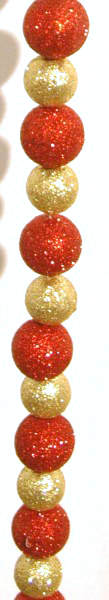 Item 483888 6 Foot Red/Gold Ball Garland