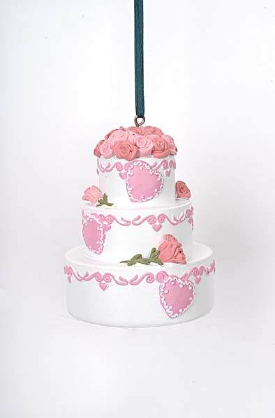 Item 496382 Wedding Cake Ornament