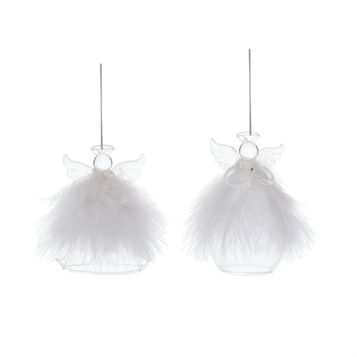 Item 501014 Angel With Feather Ornament