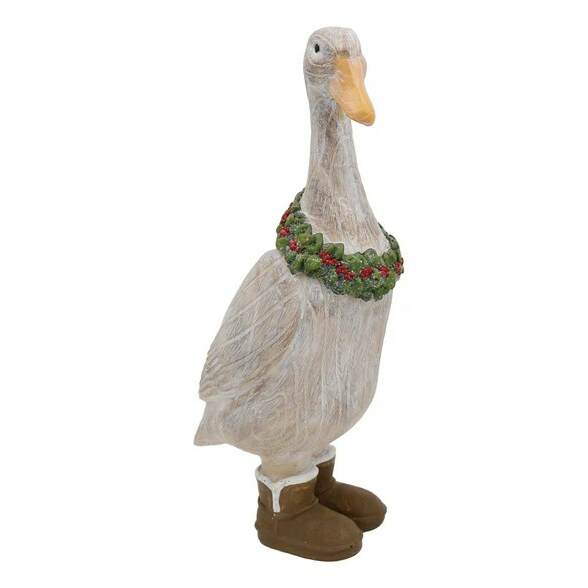 Item 501132 Duck With Wreath Figure