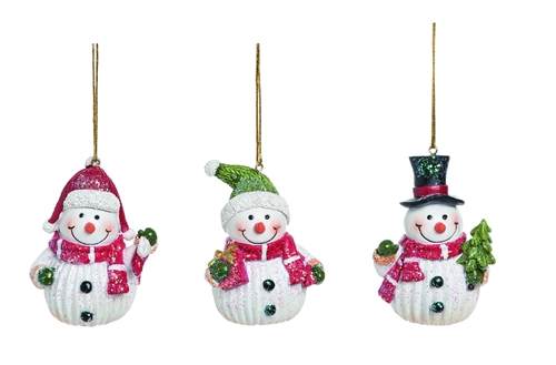 Item 501391 Cheerful Snowman Ornament