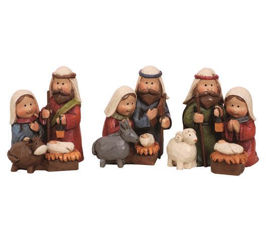 Item 501411 Miniature Nativity Figurine