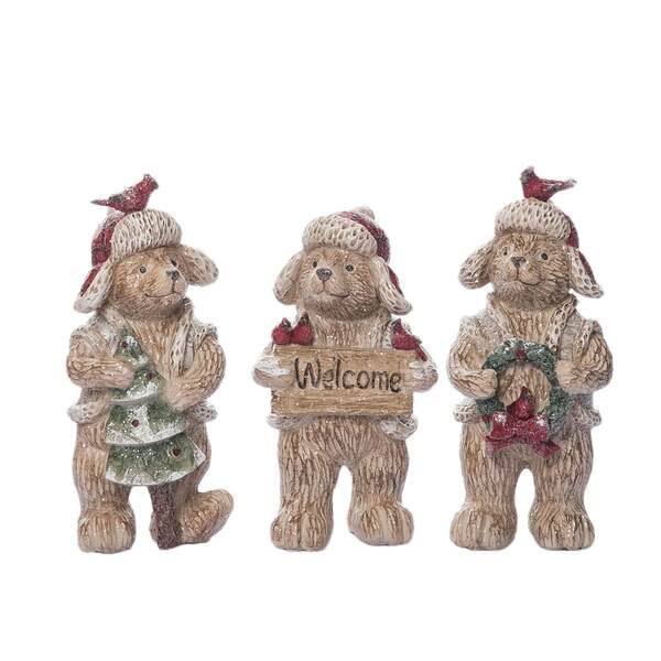 Item 501517 Forest Holiday Bear Figure