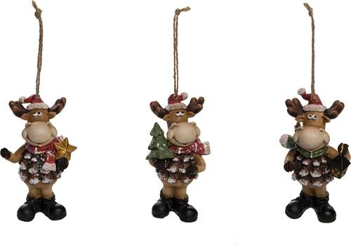 Item 501543 Christmas Moose Ornament