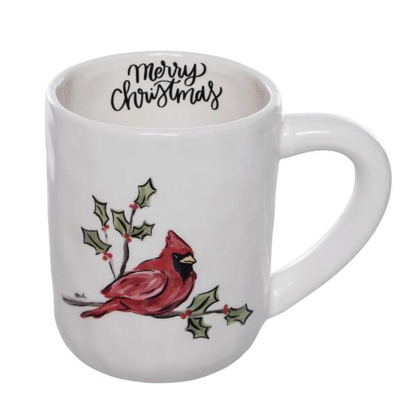Item 501548 Cardinal Mug Merry Christmas