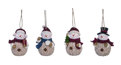 Item 501643 Knit Snowman Ornament