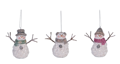 Item 501663 Wire Nose Snowman Ornament