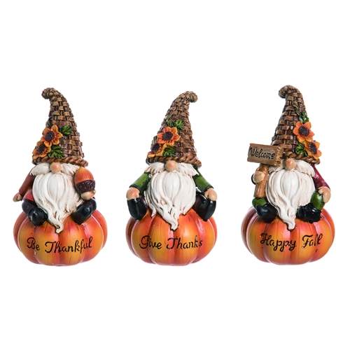 Item 501807 Autumn Pumpkin Gnome