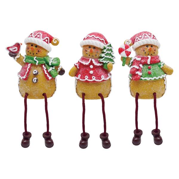 Item 501816 Holiday Gingerbread Shelf Sitter
