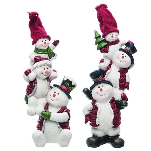 Item 501839 Snowman Stack Figure