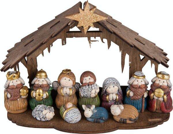 Item 502049 Mini Nativity 12 Piece Set