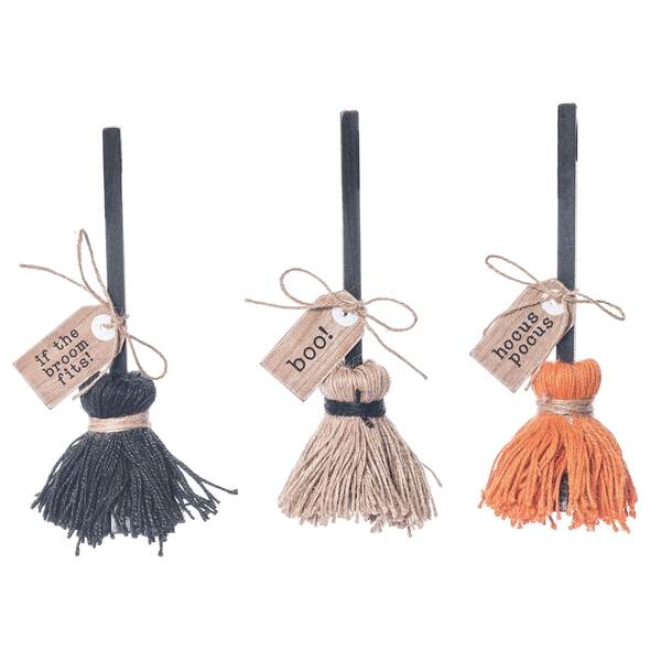 Item 502069 Spooky Broom Decoration