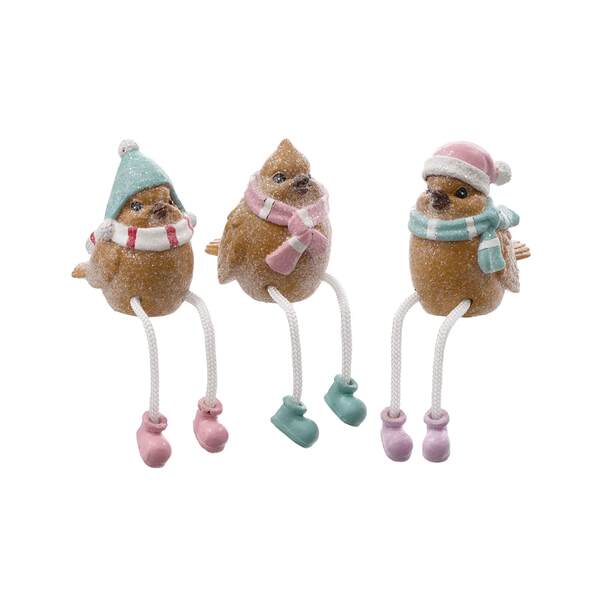 Item 505160 Pastel Gingerbread Bird Shelf Sitter