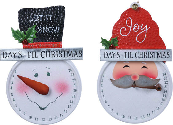 Item 505210 Santa/Snowman Countdown