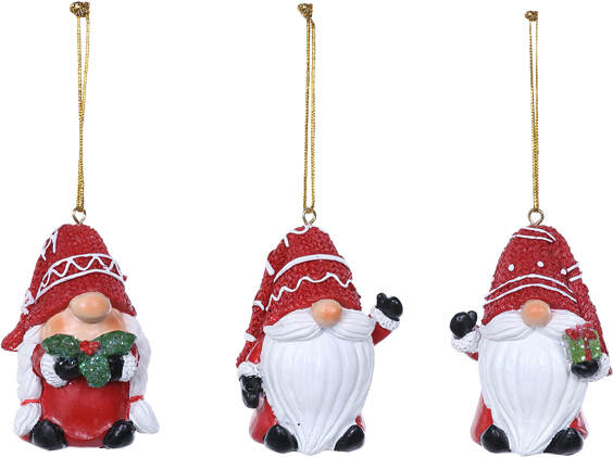 Item 505213 Holly Gnome Ornament
