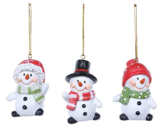 Item 505217 Snowman Ornament