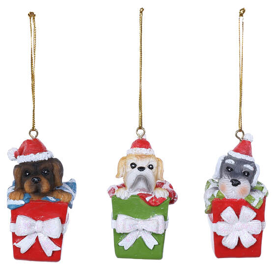 Item 505221 Dog/Gift Ornament