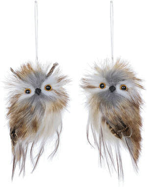 Item 505236 Small Brown Owl Ornament