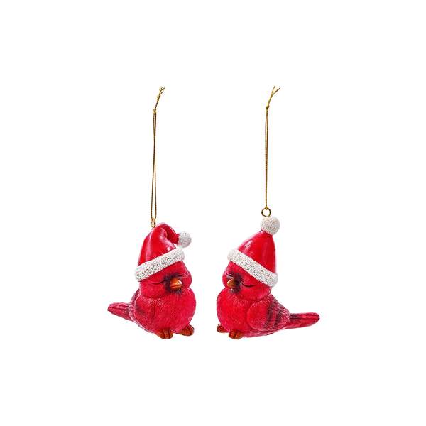 Item 505333 Sleepy Cardinal Ornament