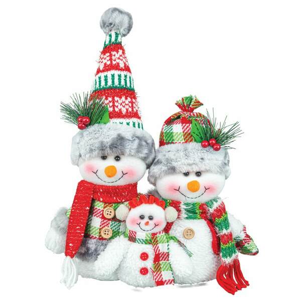 Item 509055 Vibrant Snowman Family