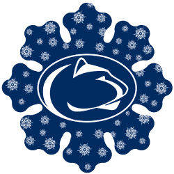 Item 509071 Penn State University Nittany Lions Snowflake Ornament
