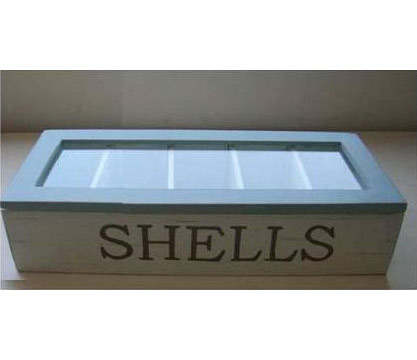 Item 516008 5 Slot Rectangle Shell Collecting Box