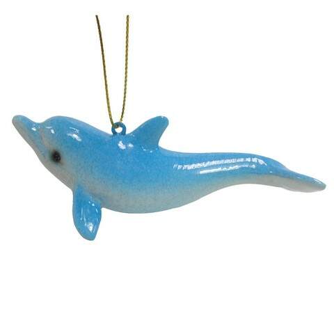 Item 516242 Blue Dolphin Ornament