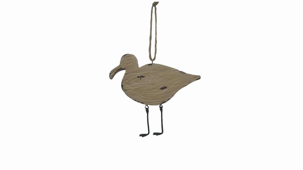 Item 516287 Brown Shorebird Ornament