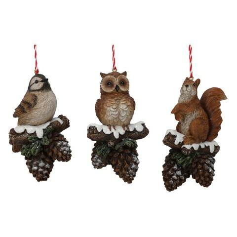 Item 516298 Forest Animal Ornament