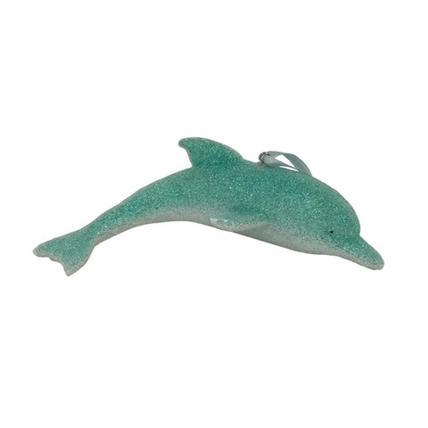 Item 516333 Frosted Dolphin Ornament