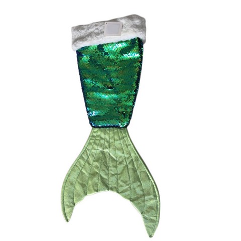 Item 516444 Green Mermaid Tail Stocking
