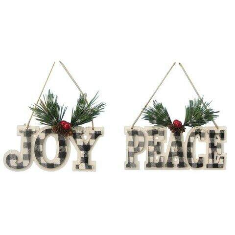 Item 516564 Joy/Peace Hanging Plaque