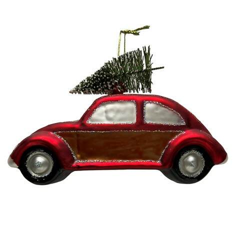 Item 516600 Beach Car And Tree Ornament