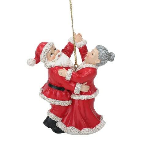 Item 516726 Santa Couple Ornament