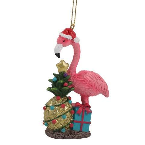 Item 516733 Flamingo And Gifts Ornament
