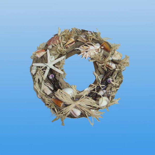 Item 519004 Shell/Driftwood Wreath