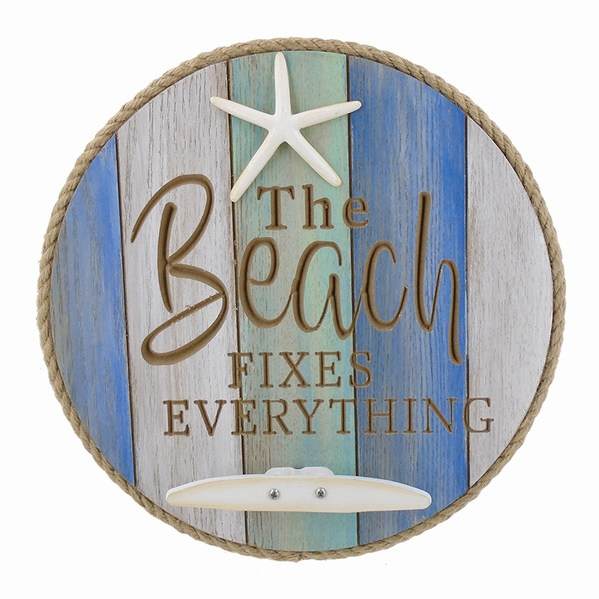 Item 519298 Beach Fixes Everything Wall Plaque