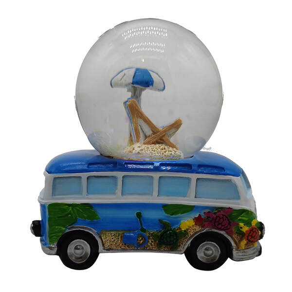 Item 519625 Blue Surf Van Water Globe