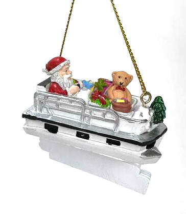 Item 524328 Christmas Pontoon Ornament