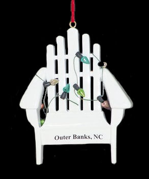 Item 525031 Outer Banks Adirondack Chair With Lights Ornament