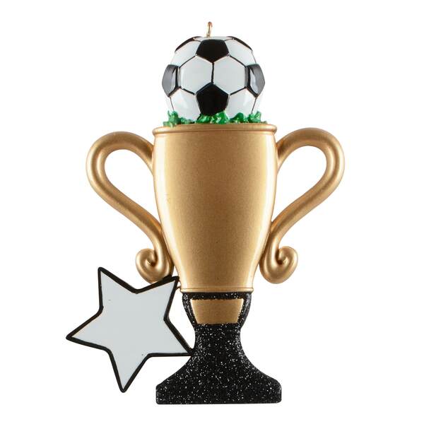 Item 525125 Soccer Trophy Ornament
