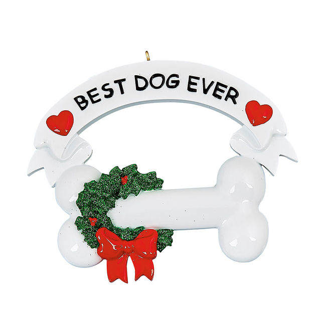 Item 525187 Best Dog Ever Ornament