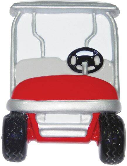 Item 525208 Golf Cart Ornament