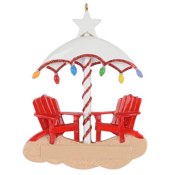 Item 525223 Christmas Umbrella Obx Ornament