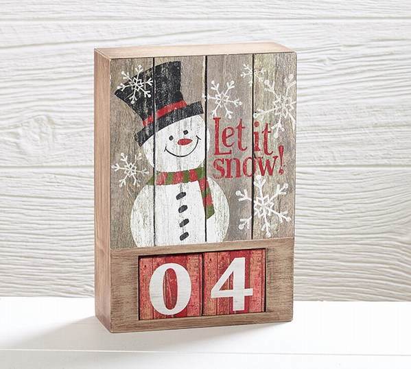Item 527052 Snowman Countdown Calendar