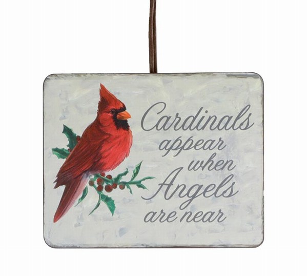 Item 527133 Cardinals Appear Angels Near Ornament