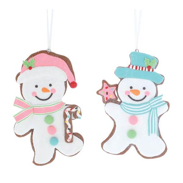 Item 527169 Pastel Snowman Ornament