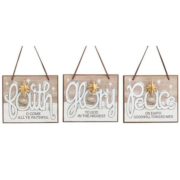 Item 527177 Religious Sign Ornament