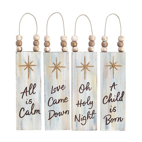 Item 527188 Wooden Religious Plaque Ornament